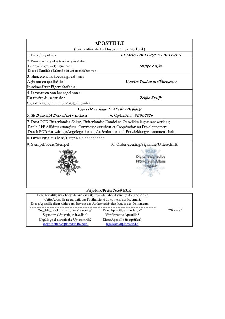 Apostille België: wat is een apostille en wanneer heb ik die nodig?